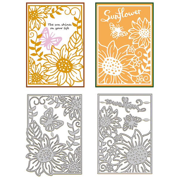 PandaHall GLOBLELAND Sunflower Frame Cutting Die Sunflower Frame Background Cutting Die Sunflowers Metal Cutting Dies with Words Text for...
PandaHall GLOBLELAND Sunflower Frame Cutting Die Sunflower Frame Background Cutting Die Sunflowers Metal Cutting Dies with Words Text for...