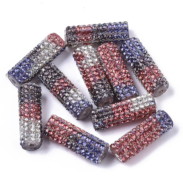 PandaHall Plastic Beads, with Crystal Rhinestone and Seed Beads, Column, Tomato, 31x10mm, Hole: 2mm Plastic Column Red
PandaHall Plastic Beads, with Crystal Rhinestone and Seed Beads, Column, Tomato, 31x10mm, Hole: 2mm Plastic Column Red