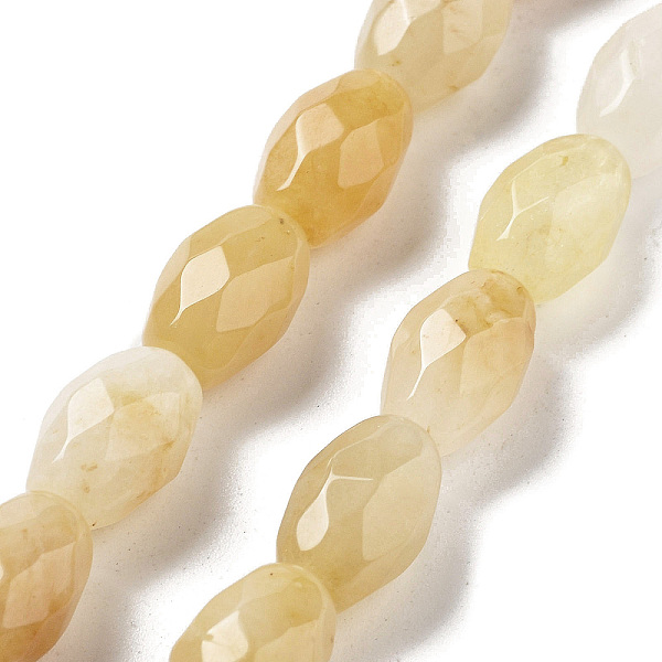 PandaHall Natural Topaz Jade Beads Strands, Faceted Rice, 12.5x8mm, Hole: 1.2mm, about 16pcs/strand, 7.68 inch(19.5cm) Topaz Jade Rice
PandaHall Natural Topaz Jade Beads Strands, Faceted Rice, 12.5x8mm, Hole: 1.2mm, about 16pcs/strand, 7.68 inch(19.5cm) Topaz Jade Rice