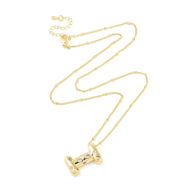 PandaHall Brass Micro Pave Clear Cubic Zirconia Pendant Necklaces, Letter I, 17.72 inch(450mm), Letter I: 22x14.5mm Cubic Zirconia Letter I...
PandaHall Brass Micro Pave Clear Cubic Zirconia Pendant Necklaces, Letter I, 17.72 inch(450mm), Letter I: 22x14.5mm Cubic Zirconia Letter I...