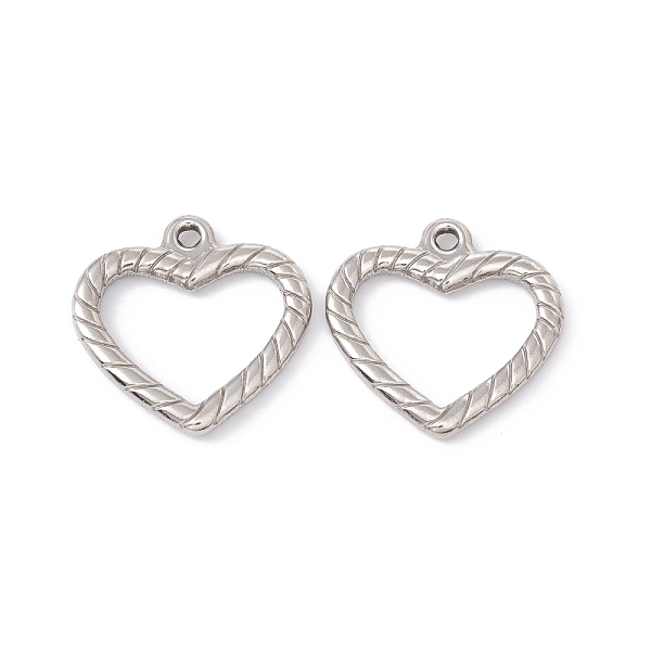 PandaHall 201 Stainless Steel Pendants, Heart, Stainless Steel Color, 21x21.5x2mm, Hole: 1.6mm 201 Stainless Steel Heart
PandaHall 201 Stainless Steel Pendants, Heart, Stainless Steel Color, 21x21.5x2mm, Hole: 1.6mm 201 Stainless Steel Heart