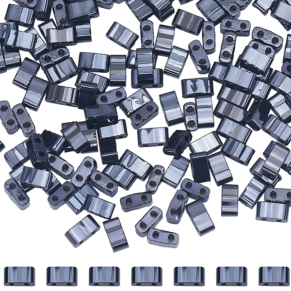 PandaHall SUNNYCLUE 300Pcs 2-Hole Opaque Glass Seed Beads, Rectangle, Black, 4.5~5x2x2~2.5mm, Hole: 0.5~8mm Glass Rectangle Black
PandaHall SUNNYCLUE 300Pcs 2-Hole Opaque Glass Seed Beads, Rectangle, Black, 4.5~5x2x2~2.5mm, Hole: 0.5~8mm Glass Rectangle Black