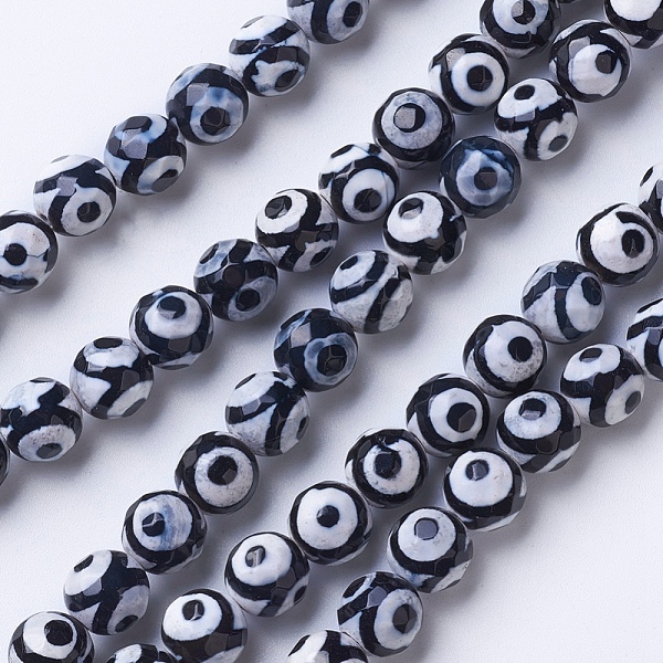 PandaHall Natural Grade A Agate Beads Strands, Dyed & Heated, Round, Faceted, Black, 8mm, Hole: 1.2mm, about 48pcs/strand, 15.1 inch(38.5cm)...
PandaHall Natural Grade A Agate Beads Strands, Dyed & Heated, Round, Faceted, Black, 8mm, Hole: 1.2mm, about 48pcs/strand, 15.1 inch(38.5cm)...