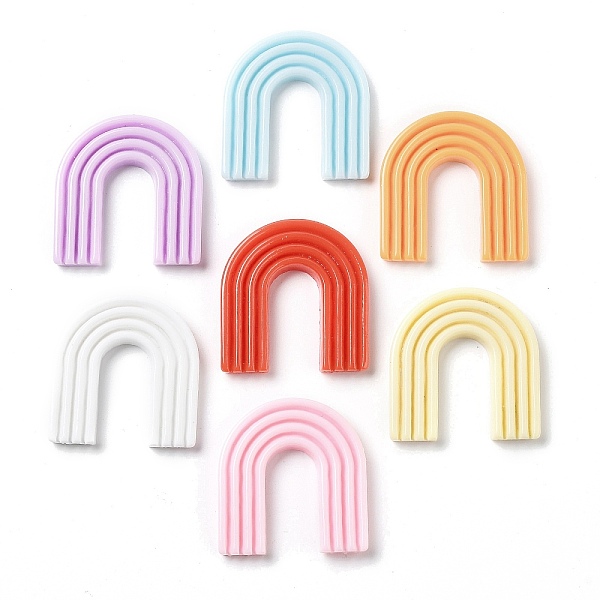 PandaHall Opaque Resin Decoden Cabochons, Rainbow, Mixed Color, 38x36.5x5mm Resin Rainbow Multicolor
PandaHall Opaque Resin Decoden Cabochons, Rainbow, Mixed Color, 38x36.5x5mm Resin Rainbow Multicolor