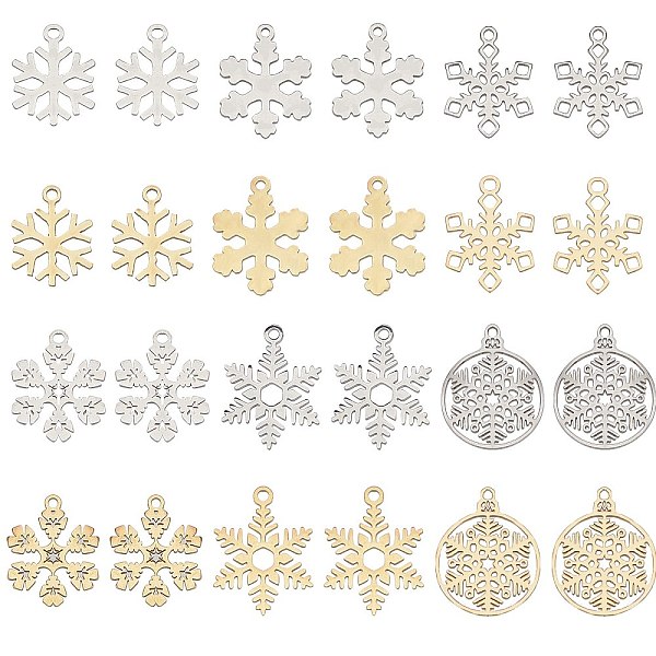PandaHall SUNNYCLUE 24Pcs 12 Style 201 & 304 Stainless Steel Pendants, Christmas Snowflake, Golden & Stainless Steel Color...
PandaHall SUNNYCLUE 24Pcs 12 Style 201 & 304 Stainless Steel Pendants, Christmas Snowflake, Golden & Stainless Steel Color...