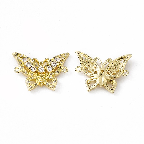 PandaHall Brass Pave Clear Cubic Zirconia Connector Charms, Butterfly Links, Real 18K Gold Plated, 15.5x23x4mm, Hole: 1mm Brass+Cubic...
PandaHall Brass Pave Clear Cubic Zirconia Connector Charms, Butterfly Links, Real 18K Gold Plated, 15.5x23x4mm, Hole: 1mm Brass+Cubic...