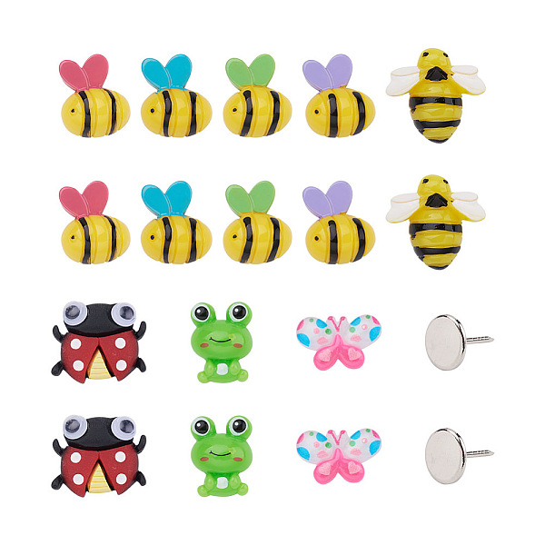 PandaHall Yilisi DIY Earring Making Kits, Including 48Pcs 8 Style Resin Cabochons and 50Pcs Iron Flat Head Nails, Platinum, Mixed Color..., Multicolor
PandaHall Yilisi DIY Earring Making Kits, Including 48Pcs 8 Style Resin Cabochons and 50Pcs Iron Flat Head Nails, Platinum, Mixed Color..., Multicolor