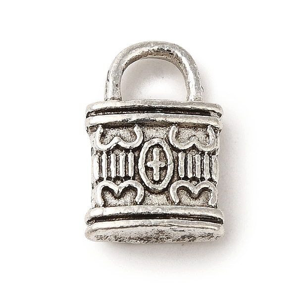 PandaHall Tibetan Style Alloy Pendants, Cadmium Free & Lead Free, Lock Charms, Antique Silver, 15.5x10x3.5mm, Hole: 4x5mm Alloy Lock
PandaHall Tibetan Style Alloy Pendants, Cadmium Free & Lead Free, Lock Charms, Antique Silver, 15.5x10x3.5mm, Hole: 4x5mm Alloy Lock