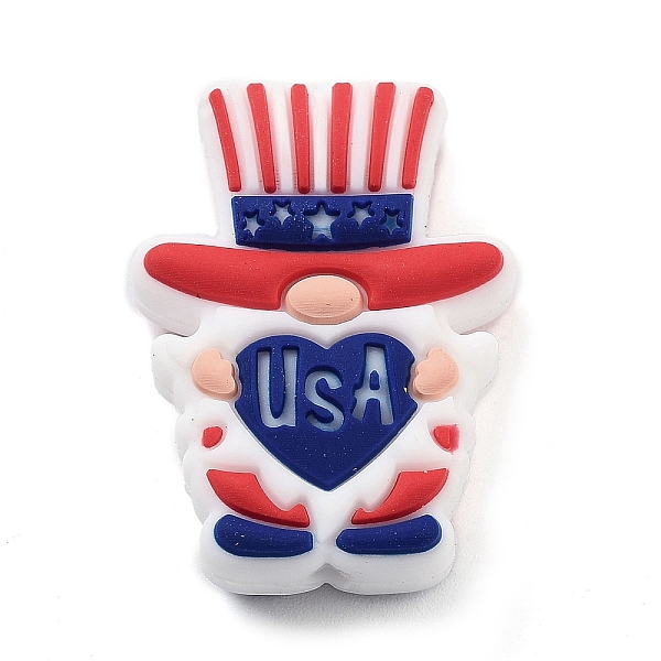 PandaHall Independence Day Theme Silicone Beads, Dwarf, 29x21x7mm, Hole: 2mm Silicone Human Orange
PandaHall Independence Day Theme Silicone Beads, Dwarf, 29x21x7mm, Hole: 2mm Silicone Human Orange