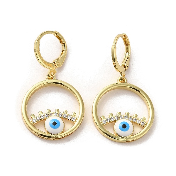 PandaHall Evil Eye Real 18K Gold Plated Brass Dangle Leverback Earrings, with Enamel and Cubic Zirconia, Light Blue, 33.5x18.5mm Cubic...
PandaHall Evil Eye Real 18K Gold Plated Brass Dangle Leverback Earrings, with Enamel and Cubic Zirconia, Light Blue, 33.5x18.5mm Cubic...