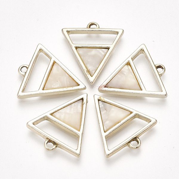 PandaHall Cellulose Acetate(Resin) Pendants, with Alloy Findings, Triangle, Light Gold, Linen, 21x18x2mm, Hole: 1.8mm Cellulose Acetate..., Brown
PandaHall Cellulose Acetate(Resin) Pendants, with Alloy Findings, Triangle, Light Gold, Linen, 21x18x2mm, Hole: 1.8mm Cellulose Acetate..., Brown
