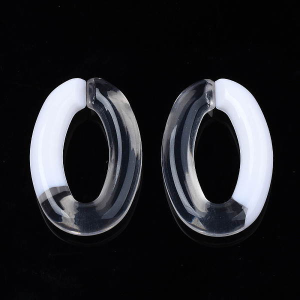PandaHall Two Tone Opaque Acrylic Linking Rings, Quick Link Connectors, for Jewelry Curb Chains Making, Oval Ring, White, 29.5x19.5x5mm...
PandaHall Two Tone Opaque Acrylic Linking Rings, Quick Link Connectors, for Jewelry Curb Chains Making, Oval Ring, White, 29.5x19.5x5mm...