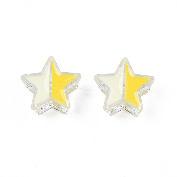 PandaHall Transparent Acrylic Beads, with Enamel, Star, Gold, 19x20x9mm, Hole: 3mm Acrylic Star Gold
PandaHall Transparent Acrylic Beads, with Enamel, Star, Gold, 19x20x9mm, Hole: 3mm Acrylic Star Gold