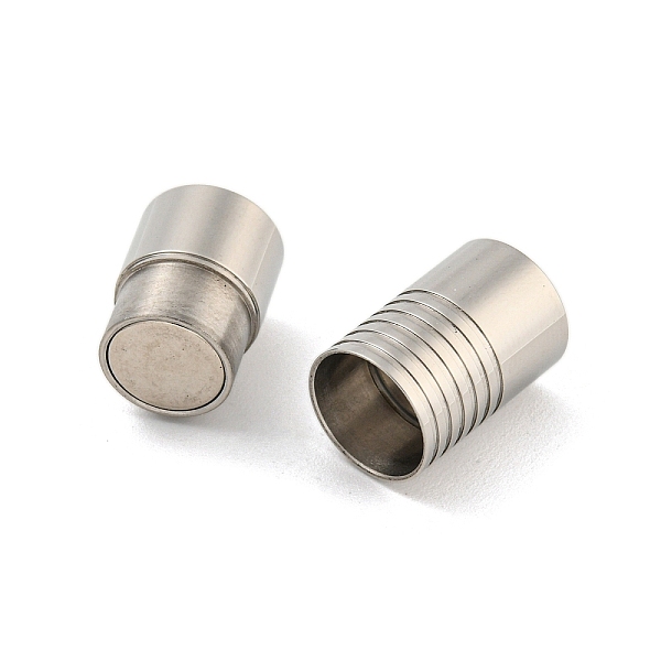 PandaHall 304 Stainless Steel Magnetic Clasps with Glue-in Ends, Column, Stainless Steel Color, 22x10mm, Hole: 8mm 304 Stainless Steel...
PandaHall 304 Stainless Steel Magnetic Clasps with Glue-in Ends, Column, Stainless Steel Color, 22x10mm, Hole: 8mm 304 Stainless Steel...
