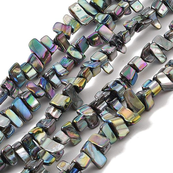 PandaHall Natural Freshwater Shell Beads Strands, Dyed, AB Color, Nugget, Black, 7~17.5x5~5.5x6~8.5mm, Hole: 1.2mm, about 72~73pcs/strand...
PandaHall Natural Freshwater Shell Beads Strands, Dyed, AB Color, Nugget, Black, 7~17.5x5~5.5x6~8.5mm, Hole: 1.2mm, about 72~73pcs/strand...