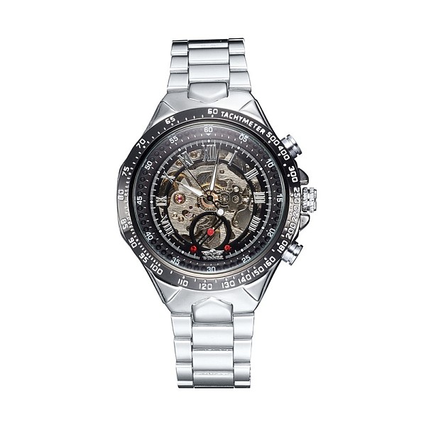 PandaHall Alloy Watch Head Mechanical Watches, with Stainless Steel Watch Band, Stainless Steel Color, 220x18mm, Watch Head: 57x47.5x17mm...
PandaHall Alloy Watch Head Mechanical Watches, with Stainless Steel Watch Band, Stainless Steel Color, 220x18mm, Watch Head: 57x47.5x17mm...