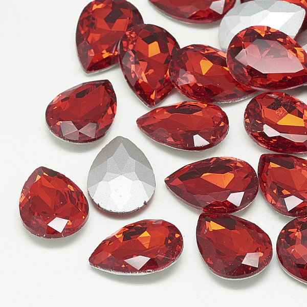PandaHall Pointed Back Glass Rhinestone Cabochons, Back Plated, Faceted, teardrop, Light Siam, 18x13x5mm Glass Rhinestone Teardrop Red
PandaHall Pointed Back Glass Rhinestone Cabochons, Back Plated, Faceted, teardrop, Light Siam, 18x13x5mm Glass Rhinestone Teardrop Red