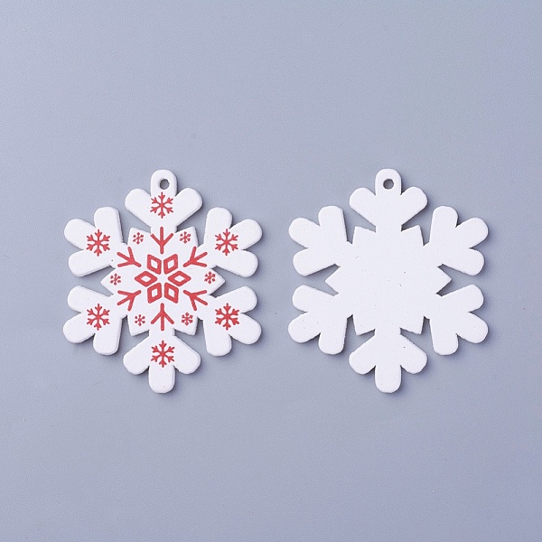 PandaHall Poplar Wood Pendants, Dyed, Snowflake, White, 50x44.5x3mm, Hole: 2mm Wood Snowflake White
PandaHall Poplar Wood Pendants, Dyed, Snowflake, White, 50x44.5x3mm, Hole: 2mm Wood Snowflake White