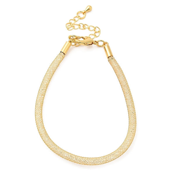 PandaHall Brass Mesh Chain Bracelets for Women, with Rhinestone & Lobster Claw Clasp, Golden, 6-7/8 inch(17.5~17.6cm) Brass Gold
PandaHall Brass Mesh Chain Bracelets for Women, with Rhinestone & Lobster Claw Clasp, Golden, 6-7/8 inch(17.5~17.6cm) Brass Gold