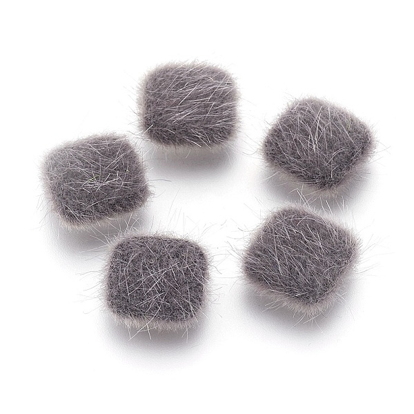 PandaHall Faux Mink Fur Covered Cabochons, with Silver Color Plated Alloy Findings, Square, Gray, 13x13x5mm Alloy+Fibre Square Gray
PandaHall Faux Mink Fur Covered Cabochons, with Silver Color Plated Alloy Findings, Square, Gray, 13x13x5mm Alloy+Fibre Square Gray