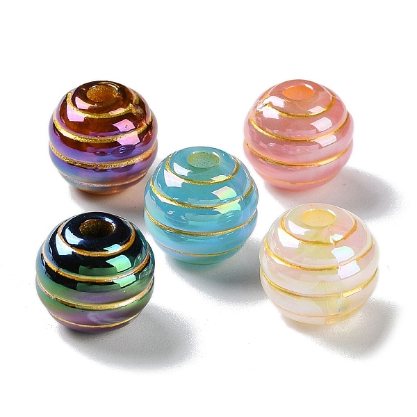 PandaHall Golden Metal Enlaced Opaque Acrylic Beads, Round, Mixed Color, 14x13.5mm, Hole: 3.8mm Acrylic Round Multicolor
PandaHall Golden Metal Enlaced Opaque Acrylic Beads, Round, Mixed Color, 14x13.5mm, Hole: 3.8mm Acrylic Round Multicolor