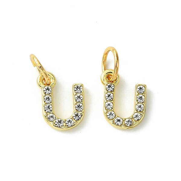 PandaHall Rack Plating Alloy Rhinestone Pendants, Cadmium Free & Lead Free, Letter U, 11x8x2mm, Hole: 5mm Alloy+Rhinestone Letter U Clear
PandaHall Rack Plating Alloy Rhinestone Pendants, Cadmium Free & Lead Free, Letter U, 11x8x2mm, Hole: 5mm Alloy+Rhinestone Letter U Clear