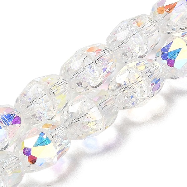 PandaHall Electroplate Glass Beads Strands, Faceted, Bell, Clear AB, 7x5mm, Hole: 3.5mm, about 98pcs/strand, 20.20~20.59''(51.3~52.3cm)..., White
PandaHall Electroplate Glass Beads Strands, Faceted, Bell, Clear AB, 7x5mm, Hole: 3.5mm, about 98pcs/strand, 20.20~20.59''(51.3~52.3cm)..., White