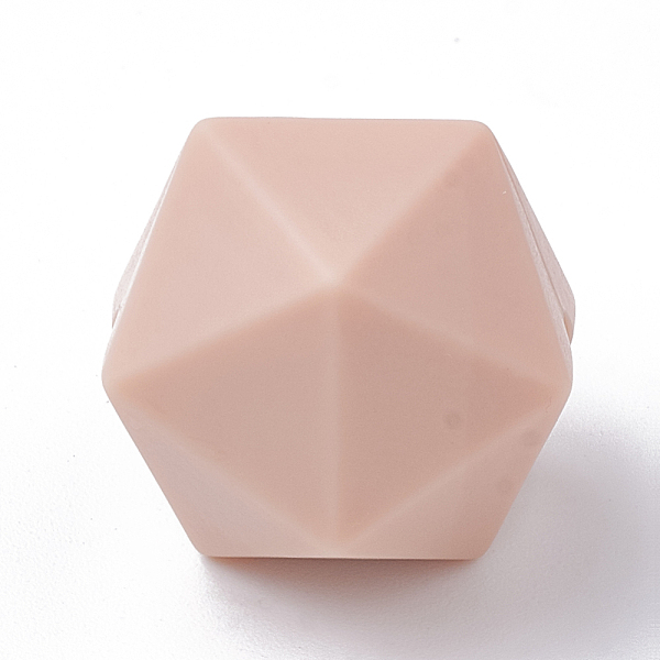 PandaHall Food Grade Eco-Friendly Silicone Beads, Chewing Beads For Teethers, DIY Nursing Necklaces Making, Icosahedron, PeachPuff..., Brown
PandaHall Food Grade Eco-Friendly Silicone Beads, Chewing Beads For Teethers, DIY Nursing Necklaces Making, Icosahedron, PeachPuff..., Brown