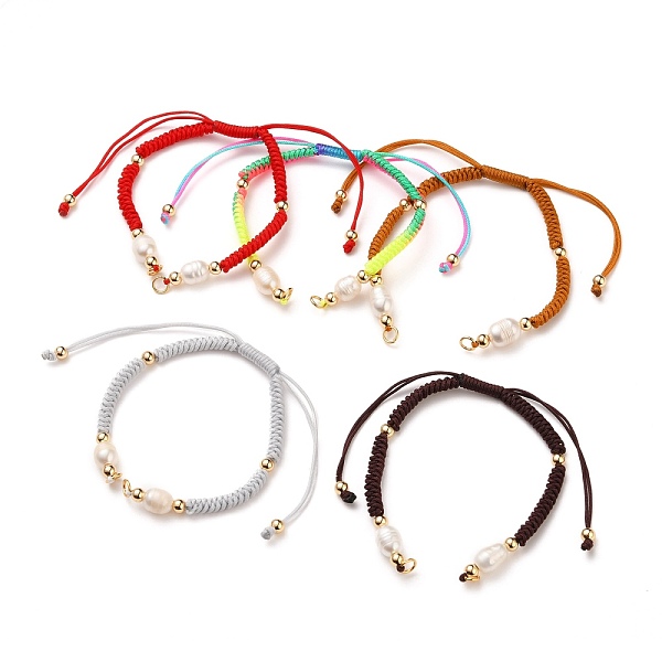 PandaHall Braided Nylon Cord Bracelet Making, with 304 Stainless Steel Open Jump Rings, Round Brass Beads and Pearl Beads, Mixed Color..., Multicolor
PandaHall Braided Nylon Cord Bracelet Making, with 304 Stainless Steel Open Jump Rings, Round Brass Beads and Pearl Beads, Mixed Color..., Multicolor