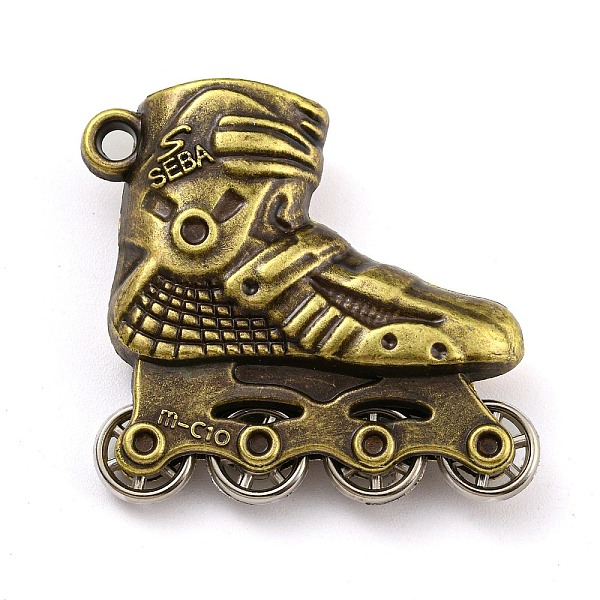 PandaHall Alloy Pendants, Shoes, Cadmium Free & Lead Free, Antique Bronze, 30.5x31x9mm, Hole: 2mm Alloy Shoes
PandaHall Alloy Pendants, Shoes, Cadmium Free & Lead Free, Antique Bronze, 30.5x31x9mm, Hole: 2mm Alloy Shoes