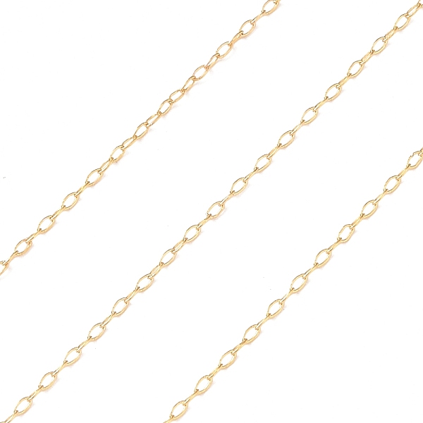 PandaHall Brass Cable Chains, Soldered, Real 14K Gold Filled Chains, Real 14K Gold Plated, Link: 2x1x0.2mm Brass
PandaHall Brass Cable Chains, Soldered, Real 14K Gold Filled Chains, Real 14K Gold Plated, Link: 2x1x0.2mm Brass