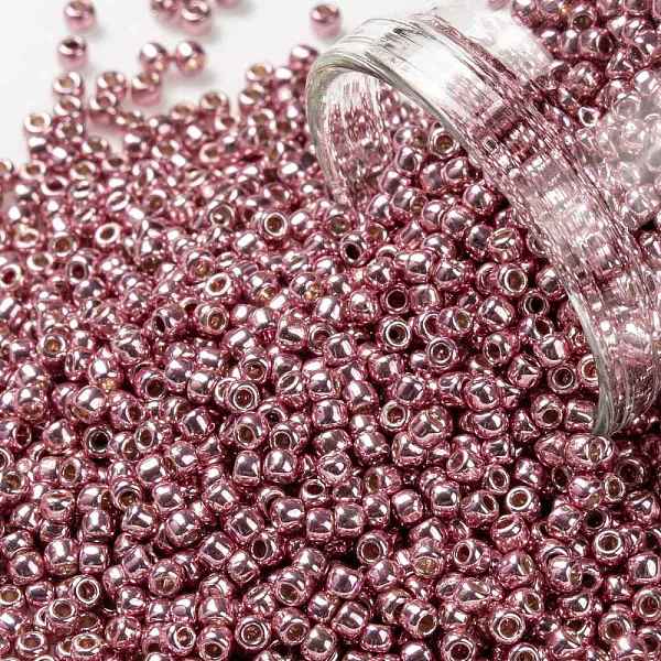 PandaHall TOHO Round Seed Beads, Japanese Seed Beads, (PF553) PermaFinish Pink Lilac Metallic, 11/0, 2.2mm, Hole: 0.8mm, about 5555pcs/50g...
PandaHall TOHO Round Seed Beads, Japanese Seed Beads, (PF553) PermaFinish Pink Lilac Metallic, 11/0, 2.2mm, Hole: 0.8mm, about 5555pcs/50g...