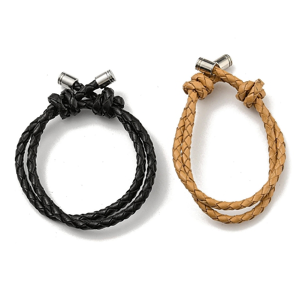 PandaHall Adjustable Leather Cords Braided Double Layer Multi-strand Bracelets, with Alloy Cord Ends, Mixed Color, Inner Diameter: 2-1/2..., Multicolor
PandaHall Adjustable Leather Cords Braided Double Layer Multi-strand Bracelets, with Alloy Cord Ends, Mixed Color, Inner Diameter: 2-1/2..., Multicolor