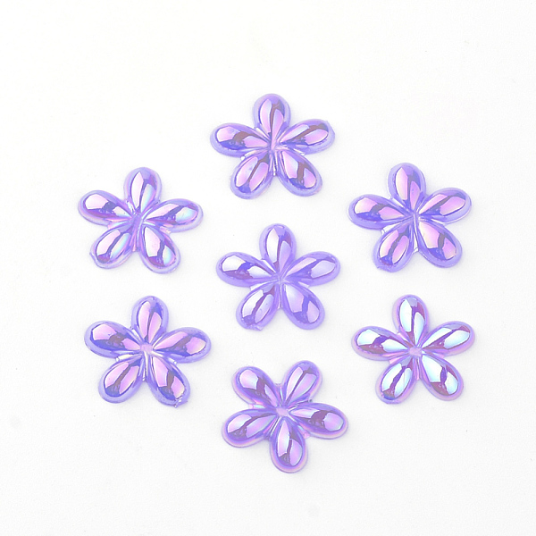 PandaHall Acrylic Cabochons, AB Color Plated, Flower, Medium Purple, 10x10x2mm Acrylic Flower Purple
PandaHall Acrylic Cabochons, AB Color Plated, Flower, Medium Purple, 10x10x2mm Acrylic Flower Purple