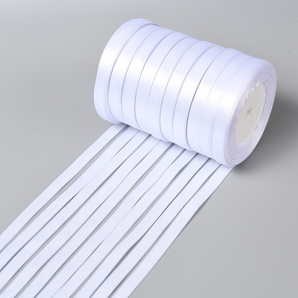 PandaHall Single Face Satin Ribbon, Polyester Ribbon, White, 3/8 inch(10mm) wide, 25yards/roll(22.86m/roll), 10rolls/group, 250yards/group...
PandaHall Single Face Satin Ribbon, Polyester Ribbon, White, 3/8 inch(10mm) wide, 25yards/roll(22.86m/roll), 10rolls/group, 250yards/group...