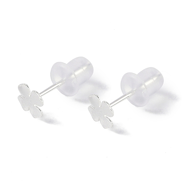 PandaHall 999 Sterling Silver Stud Earrings for Women, with 999 Stamp, Clover, 5x5mm Sterling Silver Clover
PandaHall 999 Sterling Silver Stud Earrings for Women, with 999 Stamp, Clover, 5x5mm Sterling Silver Clover
