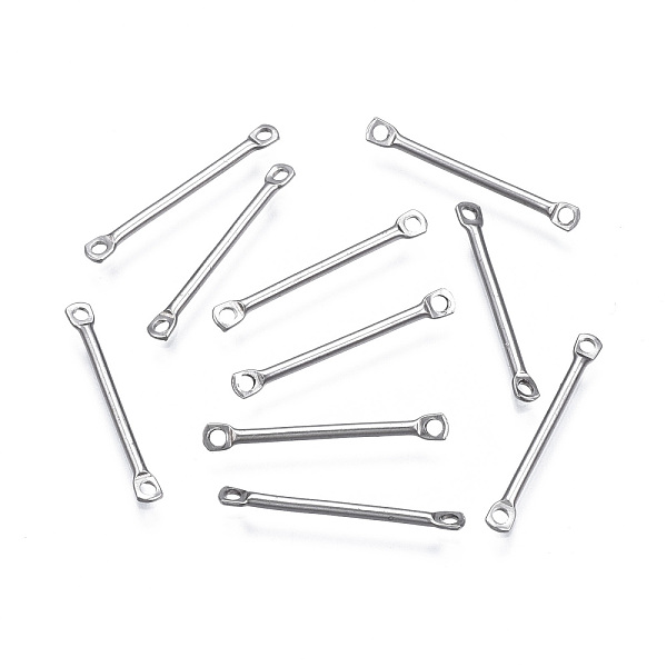 PandaHall 304 Stainless Steel Link Connectors, Stainless Steel Color, 20x2x1mm, Hole: 1.2mm 304 Stainless Steel Others
PandaHall 304 Stainless Steel Link Connectors, Stainless Steel Color, 20x2x1mm, Hole: 1.2mm 304 Stainless Steel Others