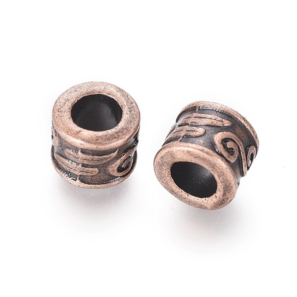 PandaHall Large Hole Beads, Tibetan Style European Beads, Lead Free & Cadmium Free & Nickel Free, Red Copper, Column, 8.5mm in diameter, 7mm...
PandaHall Large Hole Beads, Tibetan Style European Beads, Lead Free & Cadmium Free & Nickel Free, Red Copper, Column, 8.5mm in diameter, 7mm...