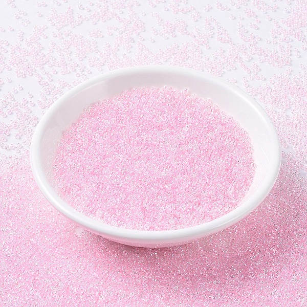 PandaHall MIYUKI Round Rocailles Beads, Japanese Seed Beads, 11/0, (RR266) Transparent Pink AB, 2x1.3mm, Hole: 0.8mm, about 1111pcs/10g...
PandaHall MIYUKI Round Rocailles Beads, Japanese Seed Beads, 11/0, (RR266) Transparent Pink AB, 2x1.3mm, Hole: 0.8mm, about 1111pcs/10g...