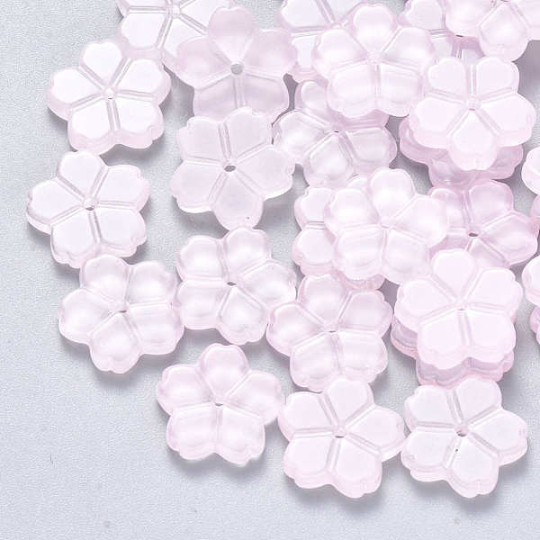 PandaHall Transparent Single Face Spray Painted Glass Beads, Flower, Pink, 11.5x12x2.5mm, Hole: 1mm Glass Flower Pink
PandaHall Transparent Single Face Spray Painted Glass Beads, Flower, Pink, 11.5x12x2.5mm, Hole: 1mm Glass Flower Pink