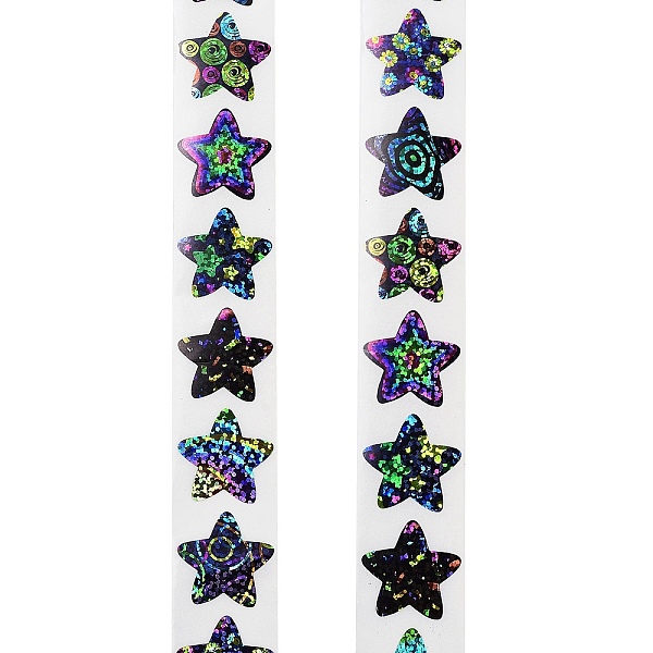 PandaHall Self-Adhesive Paper Gift Tag Stickers, for Party, Decorative Presents, Star, Colorful, 27mm, 500pcs/roll Paper Star
PandaHall Self-Adhesive Paper Gift Tag Stickers, for Party, Decorative Presents, Star, Colorful, 27mm, 500pcs/roll Paper Star