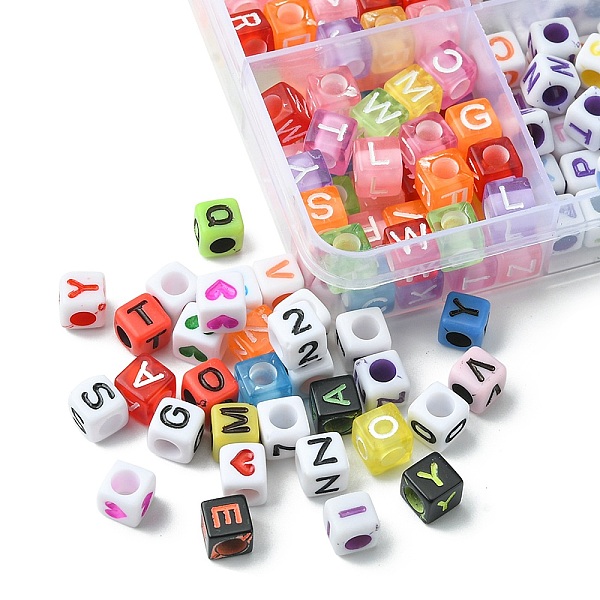 PandaHall 1120Pcs 7 Styles Opaque Acrylic Beads, Horizontal Hole, Cube, Mixed Color, 6~6.5x6x6mm, Hole: 3~3.5mm, 160pcs/style Acrylic Cube..., Multicolor
PandaHall 1120Pcs 7 Styles Opaque Acrylic Beads, Horizontal Hole, Cube, Mixed Color, 6~6.5x6x6mm, Hole: 3~3.5mm, 160pcs/style Acrylic Cube..., Multicolor