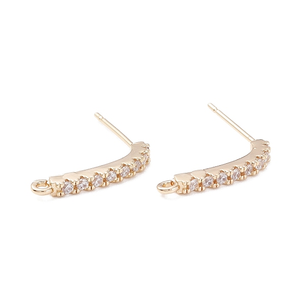PandaHall Rack Plating Brass Micro Pave Cubic Zirconia Stud Earring Findings, with Loop, Long-Lasting Plated, Rectangle, Real 14K Gold..., Clear
PandaHall Rack Plating Brass Micro Pave Cubic Zirconia Stud Earring Findings, with Loop, Long-Lasting Plated, Rectangle, Real 14K Gold..., Clear