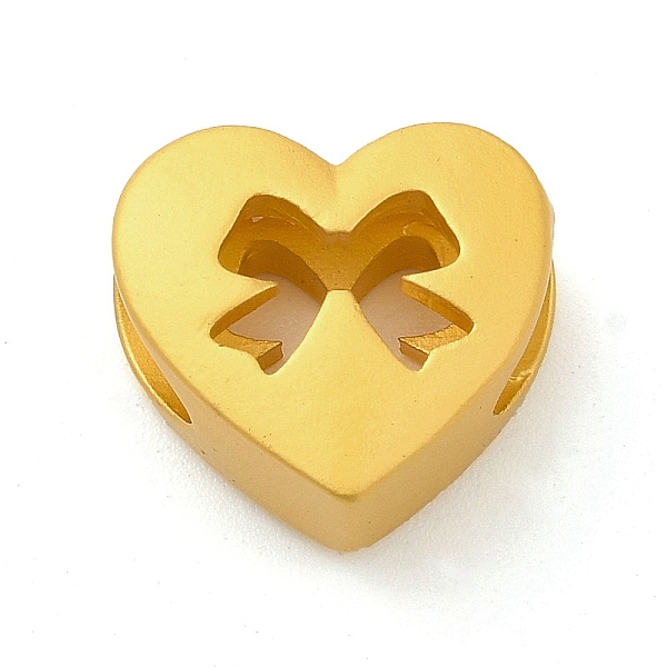 PandaHall Zinc Alloy Beads, Matte Gold Color, Heart, Bowknot, 12x13x7mm, Hole: 4x6mm Alloy Bowknot
PandaHall Zinc Alloy Beads, Matte Gold Color, Heart, Bowknot, 12x13x7mm, Hole: 4x6mm Alloy Bowknot