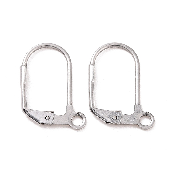 PandaHall Original Color Stainless Steel Leverback Earring Findings, with Loop, 17x10.5mm, Pin: 0.7mm, Hole: 2mm Stainless Steel
PandaHall Original Color Stainless Steel Leverback Earring Findings, with Loop, 17x10.5mm, Pin: 0.7mm, Hole: 2mm Stainless Steel