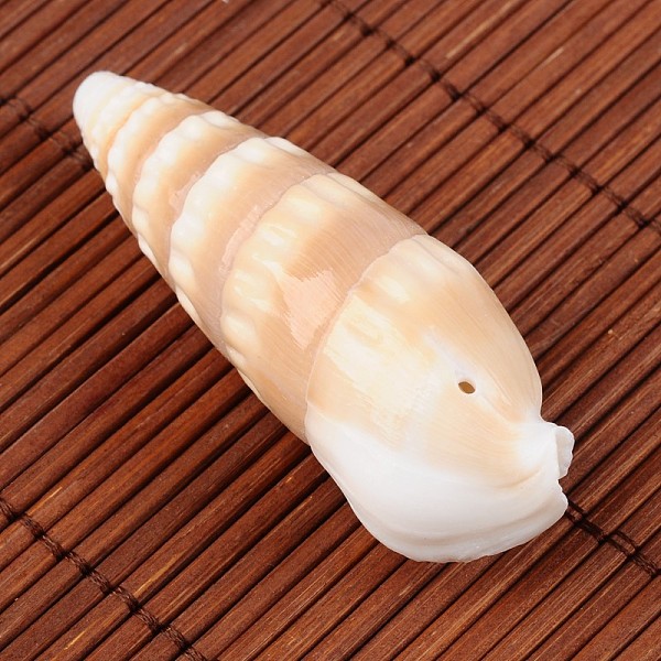 PandaHall Trumpet Shell Pendants, Mixed, Goldenrod, 40~60x13~18x12~18mm, Hole: 2mm Spiral Shell Others Gold
PandaHall Trumpet Shell Pendants, Mixed, Goldenrod, 40~60x13~18x12~18mm, Hole: 2mm Spiral Shell Others Gold
