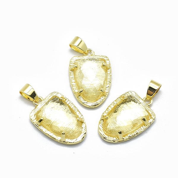 PandaHall Natural Quartz Crystal Pendants, with Brass Findings, Faceted, Golden, 22.5x14.5x5mm, Hole: 4x5.5mm Quartz Crystal Others
PandaHall Natural Quartz Crystal Pendants, with Brass Findings, Faceted, Golden, 22.5x14.5x5mm, Hole: 4x5.5mm Quartz Crystal Others