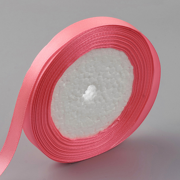PandaHall Single Face Satin Ribbon, Polyester Ribbon, Light Coral, 1/4 inch(6mm), about 25yards/roll(22.86m/roll), 10rolls/group..., Red
PandaHall Single Face Satin Ribbon, Polyester Ribbon, Light Coral, 1/4 inch(6mm), about 25yards/roll(22.86m/roll), 10rolls/group..., Red