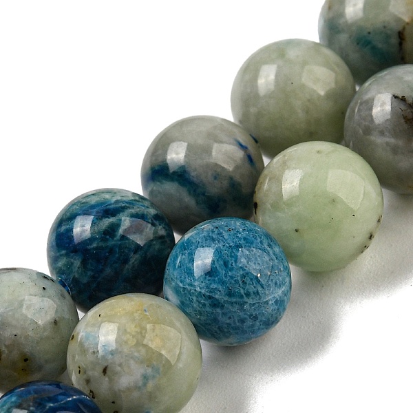 PandaHall Natural Blue Azurite in Calcite Beads Strands, UV Reactive Fluorescent Gemstone Round Beads, 8mm, Hole: 0.7mm, about 49pcs/strand...
PandaHall Natural Blue Azurite in Calcite Beads Strands, UV Reactive Fluorescent Gemstone Round Beads, 8mm, Hole: 0.7mm, about 49pcs/strand...
