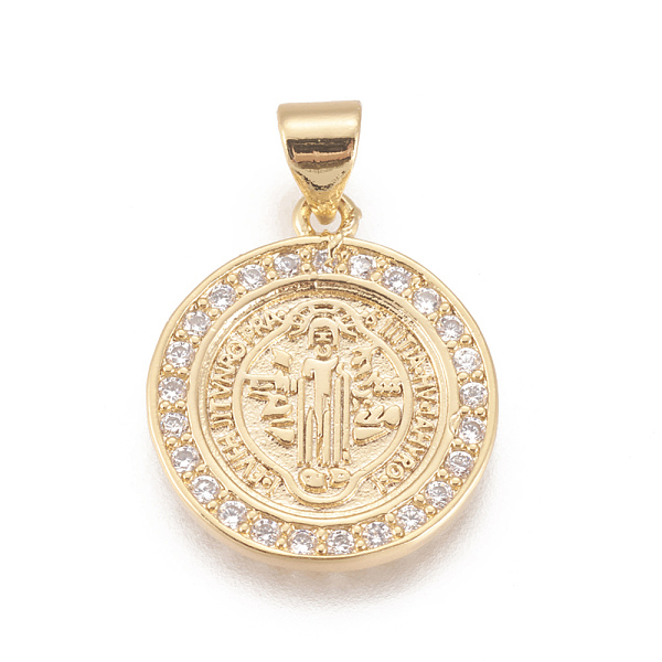 PandaHall Brass Micro Pave Cubic Zirconia Pendants, Long-Lasting Plated, Lead Free & Cadmium Free & Nickel Free, Flat Round with CssmlNdsmd..., Clear
PandaHall Brass Micro Pave Cubic Zirconia Pendants, Long-Lasting Plated, Lead Free & Cadmium Free & Nickel Free, Flat Round with CssmlNdsmd..., Clear